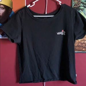Vans crop top t shirt